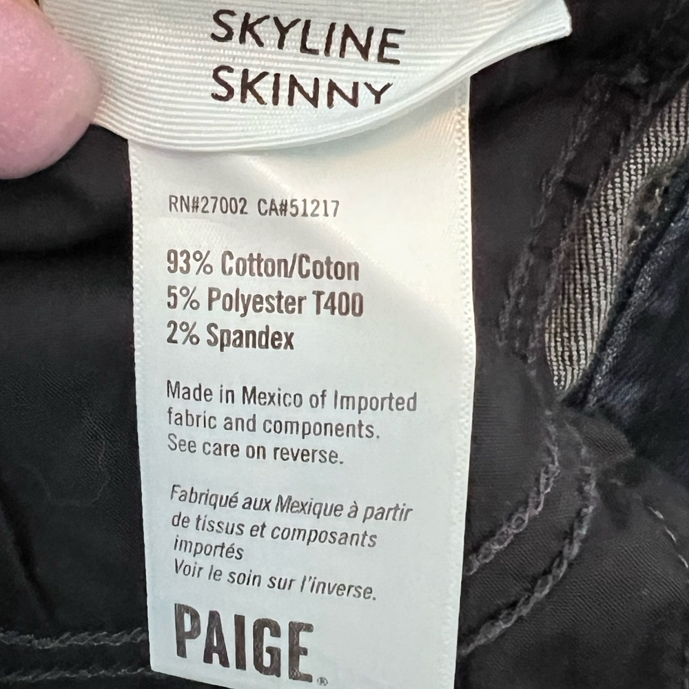 PAIGE Skyline Skinny  Blue  Jeans ✨ - Picture 10 of 11